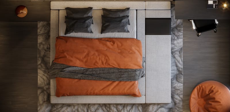 Lit coffre : rangement et confort réunis